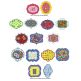 Monogram Frames Applique Machine Embroidery Designs by JuJu 