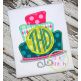 Birthday Cake Monogram | Machine Embroidery Designs by JuJu