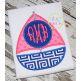 Sailboat Monogram Applique | Machine Embroidery Designs by JuJu