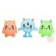 Monster Trio Sketch | Machine Embroidery Designs by JuJu