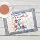 ITH Shoot For The Moon Mug Rug | Machine Embroidery Designs by JuJu