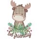 Be Kind Critters Applique 2 Machine Embroidery Designs by JuJu