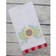 Sunflower Swirl Motif Embroidery | Machine Embroidery Designs by JuJu