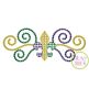 Fleur De Lis Beads Motif Embroidery | Machine Embroidery Designs by JuJu