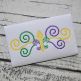 Fleur De Lis Beads Motif Embroidery | Machine Embroidery Designs by JuJu