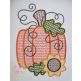 Pumpkin Sunflower Motif Embroidery | Machine Embroidery Designs by JuJu