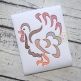Swirl Turkey Motif Embroidery | Machine Embroidery Designs by JuJu