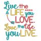 Motivational Word Art Machine Embroidery Designs by JuJu