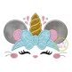 Mouse Unicorn Horn Applique | Machine Embroidery Designs by JuJu