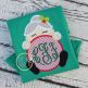 Mrs Claus Peeker Applique | Machine Embroidery Designs by JuJu