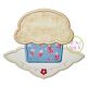 Muffin Napkin Applique | Machine Embroidery Designs by JuJu