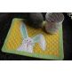 Mug Rug Quilted Bunny 2 | Machine Embroidery Designs by JuJu