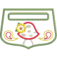 ITH Mushroom Wrap Around Towel Topper | Machine Embroidery Designs by JuJu
