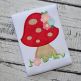 Mushroom with Flowers Applique | Machine Embroidery Designs by JuJu