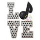 Music Note LOVE Applique | Machine Embroidery Designs by JuJu
