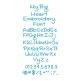 My Big Heart Embroidery Font Machine Embroidery Designs by JuJu