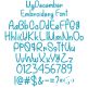 My December Embroidery Font | Machine Embroidery Designs by JuJu