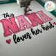 Nana Loves Her Herd Embroidery Design