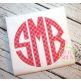 Natural Circle Applique Zig Zag Font | Machine Embroidery Designs by JuJu