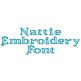 Nattie Embroidery Font | Machine Embroidery Designs by JuJu