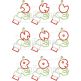 Naughty Elf 2 Applique Alphabet
