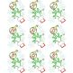 Naughty Elf Applique Alphabet