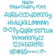 Nixon Embroidery Font | Machine Embroidery Designs by JuJu