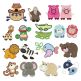 Noah and Friends Applique Machine Embroidery Designs by JuJu 