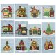 Jumbo North Pole Village Set 2 Applique Machine Embroidery Designs by JuJu 