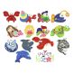 Fun in the Ocean Applique Machine Embroidery Designs by JuJu 