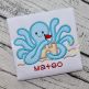 Octopus Sandcastle Applique | Machine Embroidery Designs by JuJu