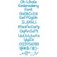 OH Whale Embroidery Font | Machine Embroidery Designs by JuJu