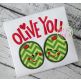 Olive You Applique | Machine Embroidery Designs by JuJu