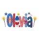 Patriotic Alphabet Embellishment Kit | Machine Embroidery Designs by JuJu
