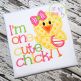 One Cute Chick Applique | Machine Embroidery Designs by JuJu