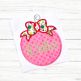 Ornament Bow Applique | Machine Embroidery Designs by JuJu