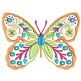 Ornamental Butterflies Machine Embroidery Designs by JuJu