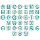 Ornamental Sans Serif Monogram Satin Background | Machine Embroidery Designs by JuJu