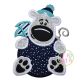 Ornament Bear Applique | Machine Embroidery Designs by JuJu