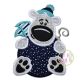 Ornament Bear Applique | Machine Embroidery Designs by JuJu