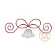 Ornament Topper 1 Sketch Embroidery | Machine Embroidery Designs by JuJu