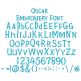 Oscar Embroidery Font | Machine Embroidery Designs by JuJu