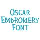 Oscar Embroidery Font | Machine Embroidery Designs by JuJu