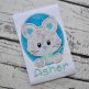 Oval Cat Boy Applique | Machine Embroidery Designs by JuJu