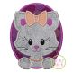 Oval Cat Girl Applique | Machine Embroidery Designs by JuJu