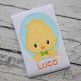 Oval Chick Boy Applique | Machine Embroidery Designs by JuJu