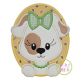 Oval Dog Girl Applique | Machine Embroidery Designs by JuJu