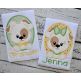 Oval Dog Girl Applique | Machine Embroidery Designs by JuJu