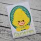 Oval Duck Boy Applique | Machine Embroidery Designs by JuJu