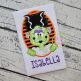 Oval Frankenstein Bride Applique | Machine Embroidery Designs by JuJu